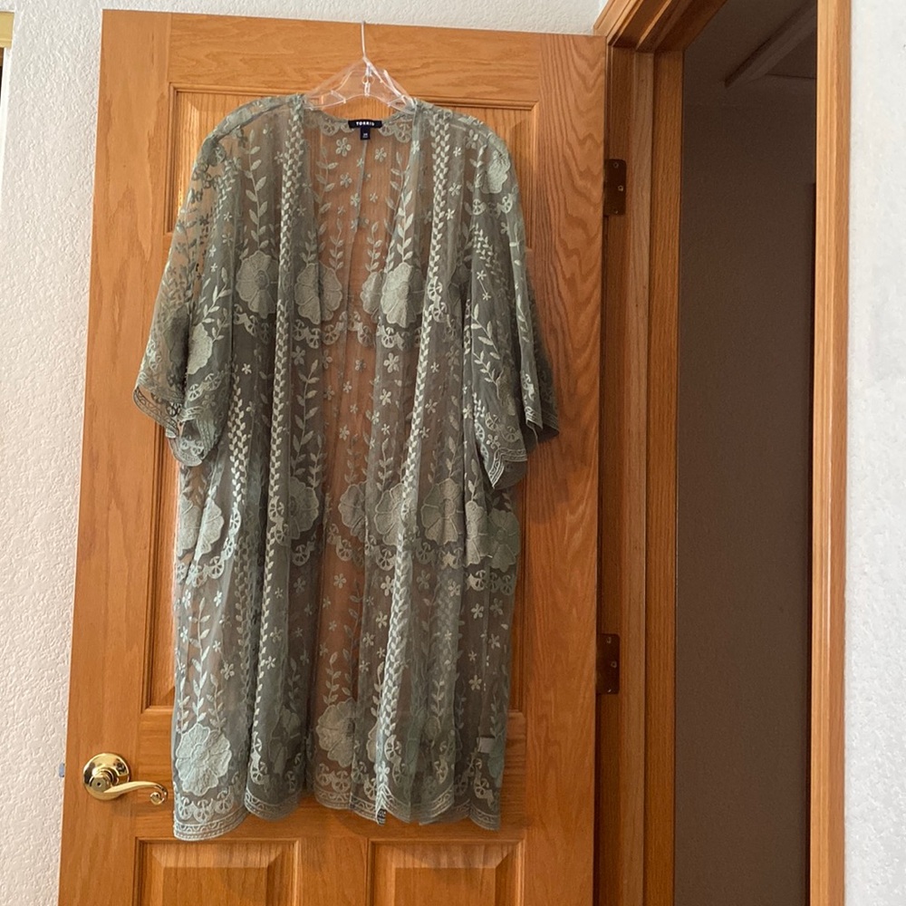Women’s green kimono